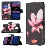 For Nokia G20 / G10 Colored Drawing Pattern Horizontal Flip Leather Case with Holder & Card Slots & Wallet(Lotus)