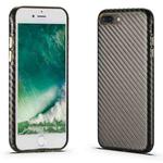 Carbon Fiber Leather Texture Kevlar Anti-fall Phone Protective Case For iPhone 8 Plus / 7 Plus(Grey)