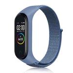 For Xiaomi Mi Band 6 Nylon Weave Watch Bands(Cape Blue)