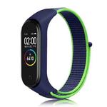 For Xiaomi Mi Band 6 Nylon Weave Watch Bands(Lime)