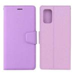 For Xiaomi Redmi K40 / K40 Pro / Mi 11i / Poco F3 Silk Texture Horizontal Flip Leather Case with Holder & Card Slots & Wallet & Photo Frame(Purple)