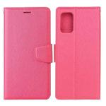 For Xiaomi Redmi K40 / K40 Pro / Mi 11i / Poco F3 Silk Texture Horizontal Flip Leather Case with Holder & Card Slots & Wallet & Photo Frame(Rose Red)