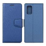 For Xiaomi Redmi Note 10 / Note 10S Silk Texture Horizontal Flip Leather Case with Holder & Card Slots & Wallet & Photo Frame(Blue)