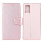 For Xiaomi Mi 10T 5G / 10T Pro 5G Silk Texture Horizontal Flip Leather Case with Holder & Card Slots & Wallet & Photo Frame(Rose Gold)