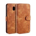 For Xiaomi Redmi 8A DG.MING Retro Oil Side Horizontal Flip Case with Holder & Card Slots & Wallet(Brown)