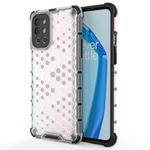 For OnePlus 9R Shockproof Honeycomb PC + TPU Case(White)