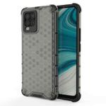 For OPPO Realme 8 Shockproof Honeycomb PC + TPU Case(Black)