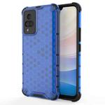 For vivo S9 Shockproof Honeycomb PC + TPU Case(Blue)