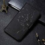 For Xiaomi Mi 11 Ultra Litchi Texture Feather Embossing Pattern Horizontal Flip Leather Case with Holder & Card Slots & Wallet & Photo Frame & Lanyard(Black)