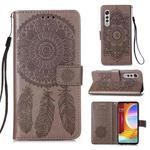 For LG Velvet 2 Pro Dream Catcher Printing Horizontal Flip Leather Case with Holder & Card Slots & Wallet & Lanyard(Grey)