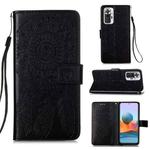 For Xiaomi Redmi Note 10 Pro / Note 10 Pro Max Dream Catcher Printing Horizontal Flip Leather Case with Holder & Card Slots & Wallet & Lanyard(Black)