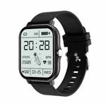 GT20 1.69 inch TFT Screen IP67 Waterproof Smart Watch, Support Music Control / Bluetooth Call / Heart Rate Monitoring / Blood Pressure Monitoring, Style:Silicone Strap(Black)