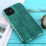 For iPhone 11 Shockproof Crocodile Texture Protective Case(Green)