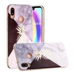 For Huawei P20 Lite Hot Stamping Geometric Marble IMD Craft TPU Protective Case(Pineapple)