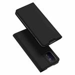 For OPPO OPPO A54 5G / A74 5G DUX DUCIS Skin Pro Series Horizontal Flip PU + TPU Leather Case with Holder & Card Slots(Black)