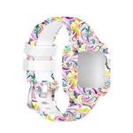 For Garmin Vivofit JR3 Silicone Printing Watch Band(Facial Makeup)