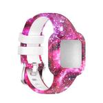 For Garmin Vivofit JR3 Silicone Printing Watch Band(Starry Sky)