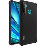 For OPPO Realme 5 Pro Four Corners Anti-Fall All-Inclusive Shockproof Airbag TPU Protective Case(Matte Black)