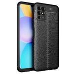 For Honor Play 5T Litchi Texture TPU Shockproof Case(Black)