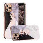 For iPhone 11 Pro Hot Stamping Geometric Marble IMD Craft TPU Protective Case(Pineapple)