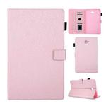 Hair Silky Texture Solid Color Horizontal Flip Leather Case with Holder & Card Slots & Photo Frame & Anti-Skid Strip For Samsung Galaxy Tab A 10.1 / T580(Rose Gold)