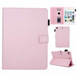Hair Silky Texture Solid Color Horizontal Flip Leather Case with Holder & Card Slots & Photo Frame & Anti-Skid Strip For iPad Mini 5 / 4 / 3 / 2 / 1(Rose Gold)
