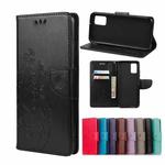 For Xiaomi Redmi Note 10 Pro Butterfly Flower Pattern Horizontal Flip Leather Case with Holder & Card Slots & Wallet(Black)