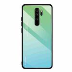 For Xiaomi Redmi Note 8 Pro Gradient Color Glass Case(Green)