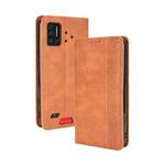 For UMIDIGI Bison GT Magnetic Buckle Retro Crazy Horse Texture Horizontal Flip Leather Case with Holder & Card Slots & Photo Frame(Brown)