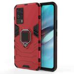 For vivo S9e Shockproof PC + TPU Protective Case with Magnetic Ring Holder(Red)