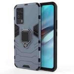 For vivo S9e Shockproof PC + TPU Protective Case with Magnetic Ring Holder(Navy Blue)