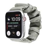 Shell Pattern Hair Ring Cloth Watch Band For Apple Watch Series 8&7 41mm / SE 2&6&SE&5&4 40mm / 3&2&1 38mm(Grey)
