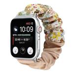 Butterfly Pattern Hair Ring Cloth Watch Band For Apple Watch Series 7 45mm / 6 & SE & 5 & 4 44mm / 3 & 2 & 1 42mm(P)