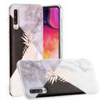 For Galaxy A70 Hot Stamping Geometric Marble IMD Craft TPU Protective Case(Pineapple)