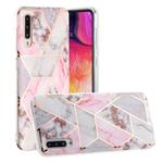 For Galaxy A70 Hot Stamping Geometric Marble IMD Craft TPU Protective Case(Hexagon)