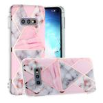 For Galaxy S10e Hot Stamping Geometric Marble IMD Craft TPU Protective Case(Rhombus)
