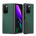 For Xiaomi Mi Mix Fold Foldable Protective Case, Pattern:Cross Pattern(Green)