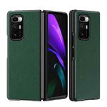For Xiaomi Mi Mix Fold Foldable Protective Case, Pattern:Lychee Pattern(Green)