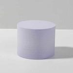 7.6 x 6cm Cylinder Geometric Cube Solid Color Photography Photo Background Table Shooting Foam Props (Purple)