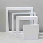 Cube Embedded Combo Kits Geometric Cube Solid Color Photography Photo Background Table Shooting Foam Props(White)