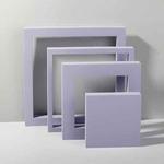 Cube Embedded Combo Kits Geometric Cube Solid Color Photography Photo Background Table Shooting Foam Props (Purple)