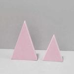 2 x Triangles Combo Kits Geometric Cube Solid Color Photography Photo Background Table Shooting Foam Props (Pink)