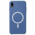 Nano Silicone Full Coverage Shockproof Magsafe Case For iPhone XR(Blue)