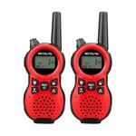 1 Pair RETEVIS RT638 EU Frequency PMR446 16CHS License-free Children Handheld Walkie Talkie(Red)