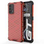 For OPPO Realme GT 5G Shockproof Honeycomb PC + TPU Case(Red)