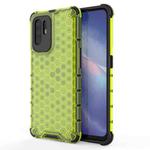 For OPPO Reno5 Z 5G Shockproof Honeycomb PC + TPU Case(Green)