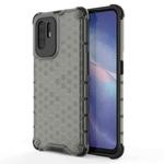 For OPPO Reno5 Z 5G Shockproof Honeycomb PC + TPU Case(Black)