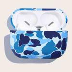 Camouflage Series Earphone Protective Case For AirPods Pro(Blue)