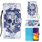 For Samsung Galaxy A82 5G 3D Painting Horizontal Flip Leather Case with Holder & Card Slot & Wallet & Lanyard(Cloud Ghost Head)