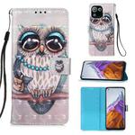 For Xiaomi Mi 11 Pro 3D Painting Horizontal Flip Leather Case with Holder & Card Slot & Wallet & Lanyard(Owl)